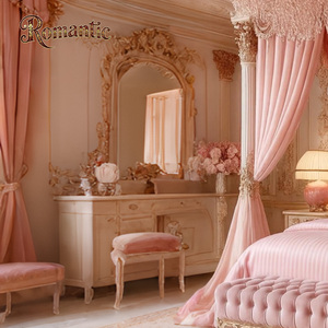 <span class=keywords><strong>Letto</strong></span> a <span class=keywords><strong>Baldacchino</strong></span> Classico Europeo in Legno Massello <span class=keywords><strong>per</strong></span> Camera da Ragazza, Personalizzabile, Lussuoso e Romantico <span class=keywords><strong>per</strong></span> Villa - Product Image 6