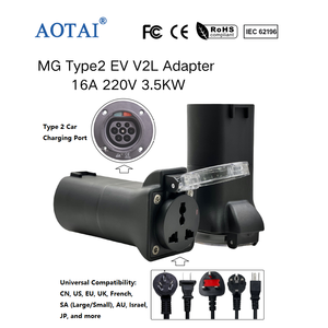 Adaptateur de câble EV AOTAI neuf pour MG ZS MG4 <span class=keywords><strong>MG5</strong></span>, prise factice Type 2 <span class=keywords><strong>V2L</strong></span> (Vehicle to Load) 3,5/7 kW IP54 - Product Image 2