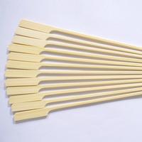 Brochettes de barbecue plates en bambou Teppo jetables, écologiques, de qualité supérieure, prix usine, en vrac