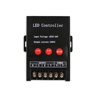 Contrôleur 4 touches colorées 12V 360W pour DC5-24V LED Strip Neon Module Light 30A RGB Controller Wireless RF