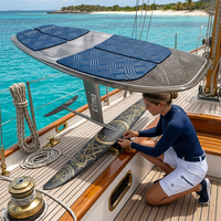 Hydroptère en fibre de carbone Offre Spéciale pour le pompage des eaux océaniques Planche d'aluminium de pompe de surf
