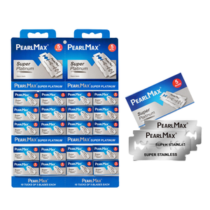 Pearlmax PMD-009 Customized Disposable Men's Double Edge Razor Blade Stainless Steel Shaving Blades Made in China - Product Image 1