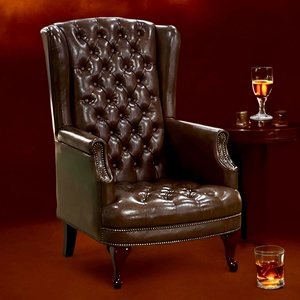 Chaise de canapé simple American Tiger Chaise de loisirs à dossier haut en cuir au design moderne pour le salon Balcon Hôtels <span class=keywords><strong>Cigar</strong></span> Lounges - Product Image 4