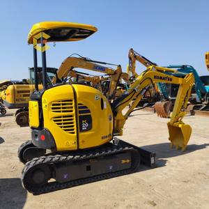Mini-excavatrice sur chenilles Komatsu PC20MR d'occasion - Origine japonaise, équipement de construction et de terrassement compact et robuste - Product Image 1