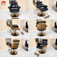 Fauteuil de Barbier Moderne Réglable et Rotatif pour Salon de Coiffure, Chaise de Coiffage Hydraulique, Fournisseur OEM ODM en Gros