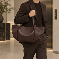 Sac à bandoulière classique chic pour femme en cuir PU et polyester avec fermeture éclair, idéal pour le bureau, les trajets quotidiens, le shopping et la vie de tous les jours