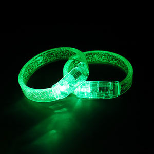 Colorido LED Luminous Light-Up Bracelet Bubble <span class=keywords><strong>Flash</strong></span> Concert Cheering Props para eventos - Product Image 4