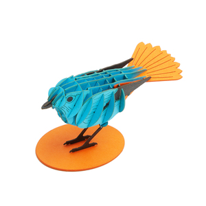 CUPUZ <span class=keywords><strong>Kit</strong></span> de modélisme 3D en papier, modèle d'oiseau Plumeux ecreux (Plumbeus Water-Redstart) pour les cadeaux de fête d'anniversaire des enfants, les récompenses scolaires, les cadeaux et la piñata - Product Image 5