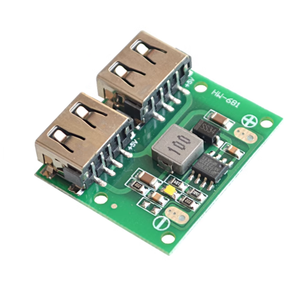 <b>12V</b>/24V to 5V Dual USB <b>Socket</b> 3A DC-DC Car Charging Regulator Charging Module - Product Image 3
