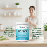 Poudre de peptides de collagène, protéines de collagène multiples, vitamine C, probiotiques, collagène hydrolysé pour les articulations, la santé intestinale, adultes