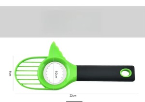 Éplucheur de fruits 3 en 1, coupe-avocat, éplucheur de noix de karité, couteau en plastique, séparateur de pulpe, outils de cuisine, gadgets de cuisine - Product Image 6