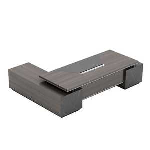 Bureau de direction moderne en forme de L en MDF E1 pour la protection de l'environnement, idéal pour les mobilier de bureau commercial - Product Image 6