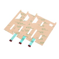 Prix attractif Nouveau type Interrupteurs à membrane en polycarbonate Panneau de télécommande brillant Fours à micro-ondes Autocollants de découpe laser