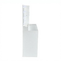 Lampe LED de maquillage pour petit appartement nordique, design panneau de coiffeuse, style Instagram, lumière de chambre de luxe, rangement multifonctionnel