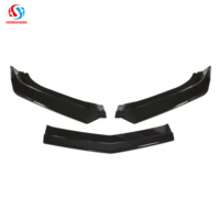 Chaoshenghang fabrication pièces de rechange automatiques 3 étapes en Fiber de carbone noir lèvre de pare-chocs avant Type B pour Chevrolet Camaro 2016-2021