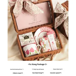 Anneler günü öz bakım promosyon hediye seti havlu parfüm mum kupa battaniye kadınlar kişiselleştirilmiş lüks Spa gevşeme naylon - Product Image 6