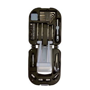 Set di Cacciaviti Multifunzione ad Alta Resistenza con Illuminazione, 30 Pezzi Regolabili, <span class=keywords><strong>Cassetta</strong></span> degli <span class=keywords><strong>Attrezzi</strong></span> Manuale LED per Uso Domestico, Portainserti OEM - Product Image 4