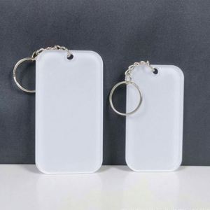 Llaveros Acrílicos para Transferencia Térmica - Diseño Simple Reciclable de una Sola Cara para DIY, Anillos para Llaves para Logotipos Personalizados y Regalos Promocionales - Product Image 3