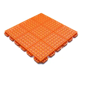 Outdoor PP Interlocking Elastic Sport Court Flooring Assembled Floor For Basketball Tennis Pickleball