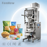 Machine d'emballage pneumatique industrielle en acier inoxydable de grande capacité pour sachets de snacks soufflés