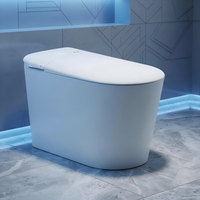 Système de protection de pression d'eau pour cuvette de toilette intelligente de pointe, toilette intelligente de luxe moderne pour le développement de propriétés commerciales