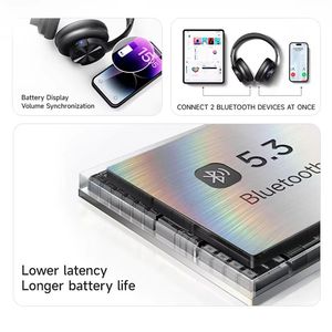 Écouteurs sans fil pliables Picun B8 V5.3 avec fonction de réduction active du bruit, étanches IPX-6, adaptés à une utilisation en voyage - Product Image 4