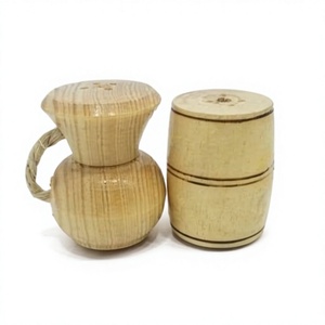 Elegante Juego de Salero y Pimentero de Madera para Mesa, Ecológico, Apto para Lavavajillas, para Restaurantes y Cocinas Domésticas - Product Image 1