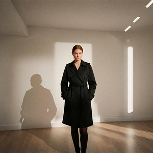 <span class=keywords><strong>Trench</strong></span>-Coat d'hiver pour femmes coupe-vent imperméable personnalisé Long Double Design <span class=keywords><strong>pas</strong></span> <span class=keywords><strong>cher</strong></span> prix Style tendance - Product Image 6