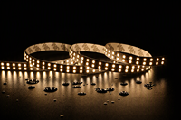 Bande lumineuse LED 2835B-240D-12MM-24V Double rangée Corps en cuivre IP20 Ra80 Température de couleur multiple Utilisation intérieure