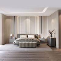 Armoire personnalisée de haute qualité grande ouverte rose meubles de maison ensembles de chambre à coucher en bois moderne dressing pour femmes de 2 ans