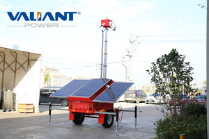 Caméra de sécurité CCTV avec remorque solaire mobile - Product Image 2