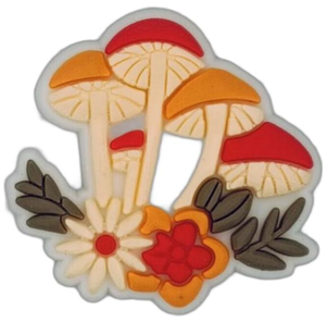 Breloques de <span class=keywords><strong>chaussures</strong></span> en PVC de la série Champignons Mignons, décorations personnalisées en caoutchouc souple pour sabots, faible MOQ, prise en charge de la conception personnalisée - Product Image 5