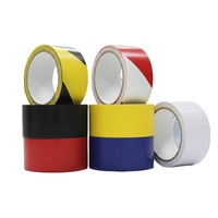 Ruban de signalisation de danger pour sol en PVC antistatique imperméable 130-170 microns, adhésif en caoutchouc, simple face, pour câbles de sécurité