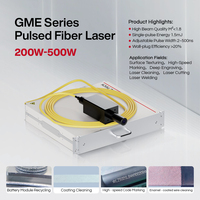 Mesin Presisi Sumber Laser Serat 200W-500W YFPN-500-GME Gztech Baru Ekonomis MOPA Penggunaan Industri Mudah Dioperasikan