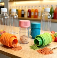 Nouveau design de bouchon à visser pour boisson, 28 mm 30 mm, avec capuchon en aluminium pour poudre de thé, pour une séparation efficace de la poudre
