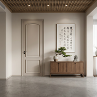 Porte intérieure en bois tendance et moderne, palette Morandi, KX-10, imperméable, résistante aux rayures, polymère CPL, portes pour chambre et hôtel