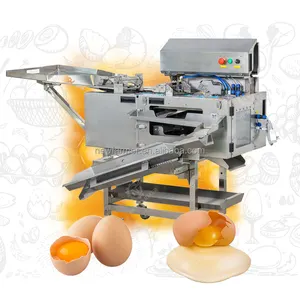 Ully-maquinaria automática de alimentos y bebidas, separador de líquidos y huevos, Máquina trituradora blanca de yema de pato