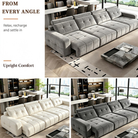 Sofá Cama Eléctrico Reclinable Zero Wall con Control por Voz y Control Remoto USB y Motor Silencioso, Sillón Reclinable para Salas de Estar Pequeñas