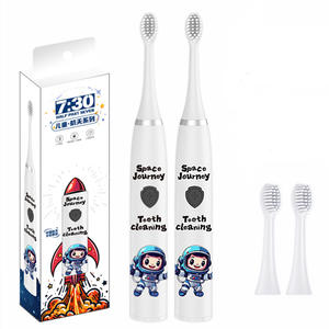 Brosse à dents électrique rechargeable pour enfants brosse à dents pour enfants Sonic poils souples charge USB pour la maison - Product Image 1