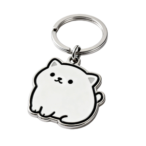 Porte-clés fantaisie pour animaux de compagnie avec logo de dessin animé imprimé, vente en gros, souvenirs, personnalisation en ligne 24h/24, haute qualité - Product Image 1