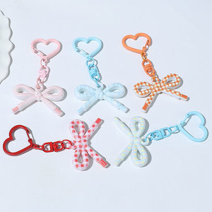 Colorful <b>Bow</b> Keychain Cute Bag Charm Decorative Pendant <b>Gift</b> Accessories for Women - Product Image 1