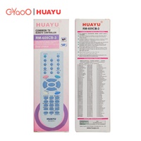 Control Remoto para TV CRT DVB de 3 Colores HUAYU RM-609CB-3