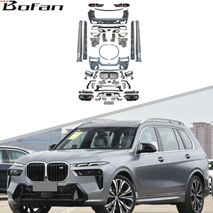 Kit carrozzeria anteriore paraurti posteriore minigonne laterali per 19-22 <span class=keywords><strong>BMW</strong></span> X7 aggiornato da 23 <span class=keywords><strong>sport</strong></span> vecchio a nuovo kit carrozzeria - Product Image 2