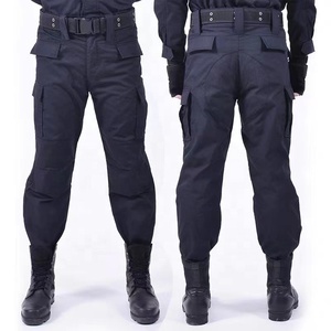 Pantalons <span class=keywords><strong>de</strong></span> travail <span class=keywords><strong>de</strong></span> <span class=keywords><strong>sécurité</strong></span> en ripstop résistant, bleu marine, uniformes <span class=keywords><strong>de</strong></span> <span class=keywords><strong>sécurité</strong></span>, pantalons d'entraînement pour garde, pantalons cargo anti-déchirure, vêtements tactiques pour hommes - Product Image 5