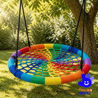 Siège de balançoire en filet de corde polyester TN093 pour aire de jeux extérieure