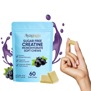 OEM Sugar Free Creatine Soft Chews Muscle Strength Gain Chews For Bodybuilders Private Label <b>Creatin</b> Gummies - Product Image 1