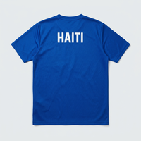 Camiseta de Fútbol de Haití 2026 al por Mayor, Impresión Digital, Poliéster y Spandex, Secado Rápido, Transpirable, Anti-UV, Deportiva Profesional