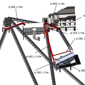 ZXMC Pulse Jet sistema di pulizia automatica sacchetto filtro collettore polvere cemento