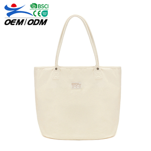 Fabricant de sacs à provisions de grande taille en lin Vente en gros Grands sacs fourre-tout recyclés - Product Image 1
