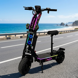 สกู๊ตเตอร์ไฟฟ้ากำลังสูง 10000 วัตต์ 72 โวลต์ ล้อ 13 นิ้ว Geofought 15000 วัตต์ 40-100 แอมป์ชั่วโมง ระยะไกล สำหรับผู้ใหญ่ รุ่น G14 สกู๊ตเตอร์ไฟฟ้าความเร็วสูง - Product Image 1